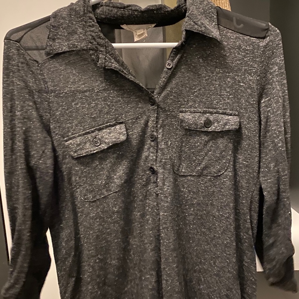 Dark grey blouse